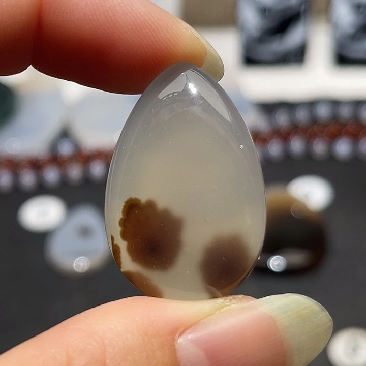 玛瑙/玉髓未镶嵌吊坠(不含链)