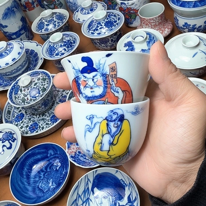 陶手绘一对100米福利款