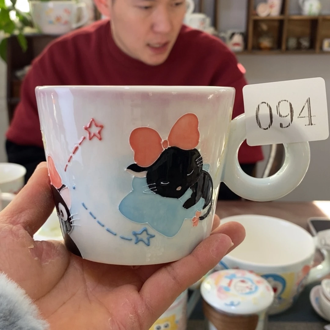 瓷片景德镇釉下彩手绘