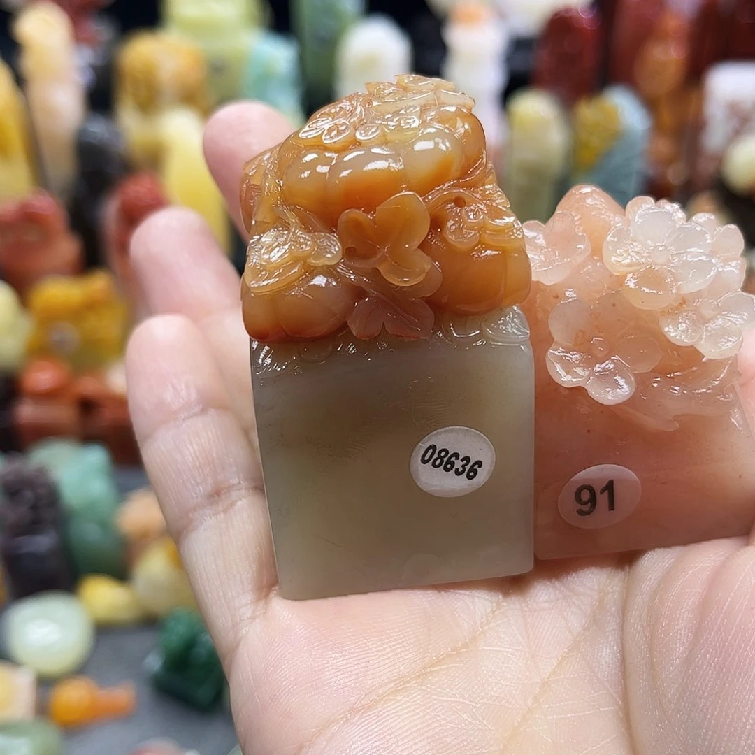 寿山石印石趁****啦91包