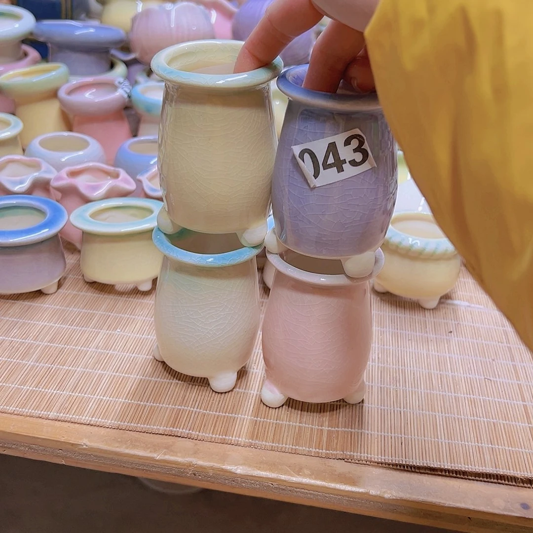 红陶陶瓷花盆单场满12包邮