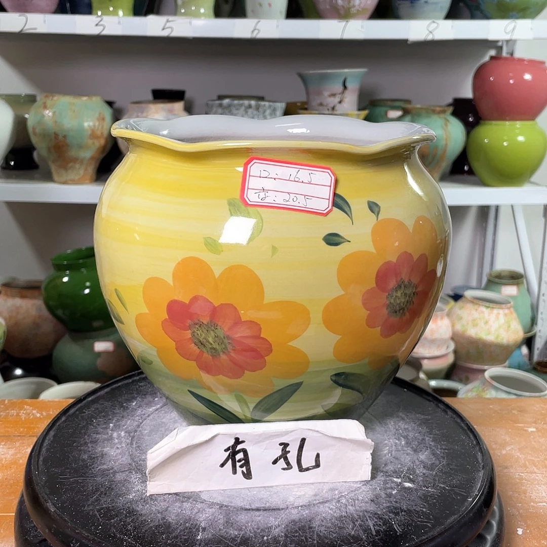 景德镇陶瓷花盆123