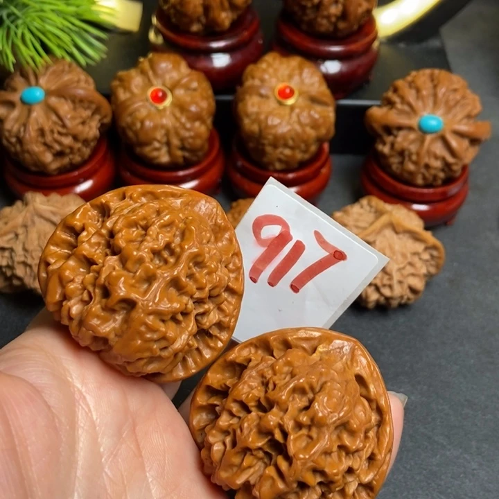 文玩核桃把件44官帽917