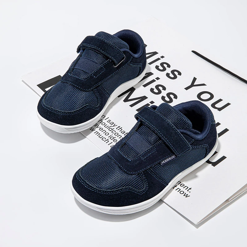 HOBIBEAR/哈比熊童鞋网面男童宽头鞋单鞋女童大头鞋防滑宽楦鞋