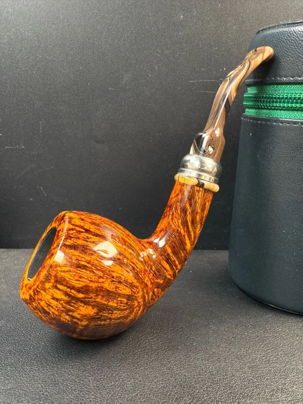 丹麦吉普森C5石楠木烟斗（内径22.3斗深41长130）