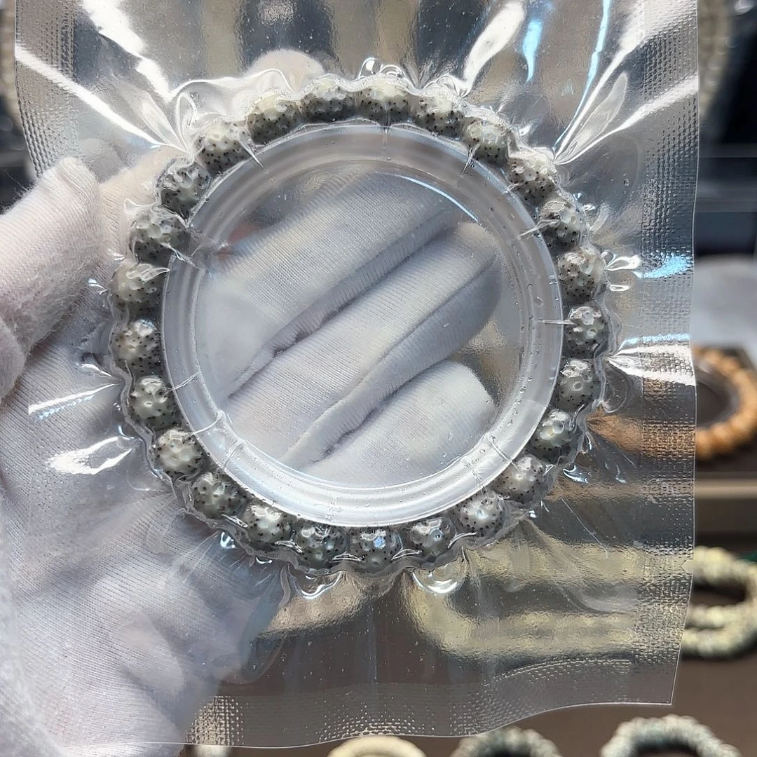 吊坠星月菩提活动美串石玉绿冰9*8手工无相月朗星稀玉化小冰糖