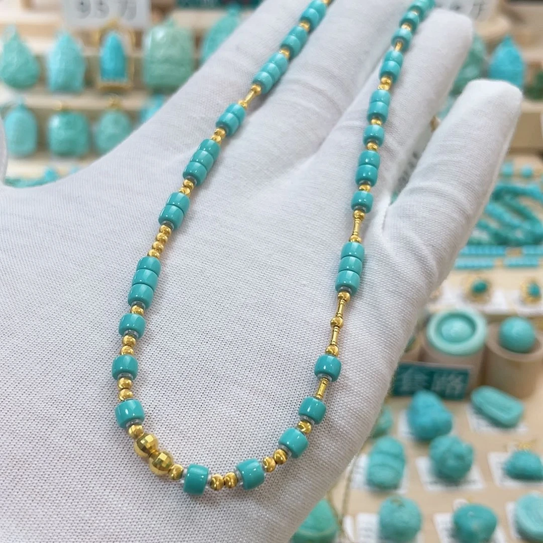 未镶嵌绿松石珠宝奇石