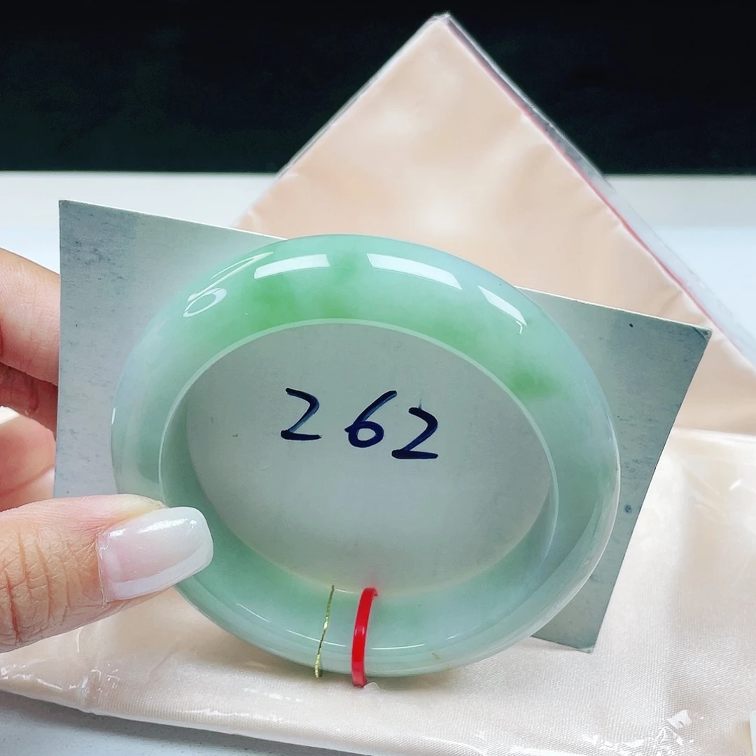 翡翠未镶嵌手镯 正圈54+