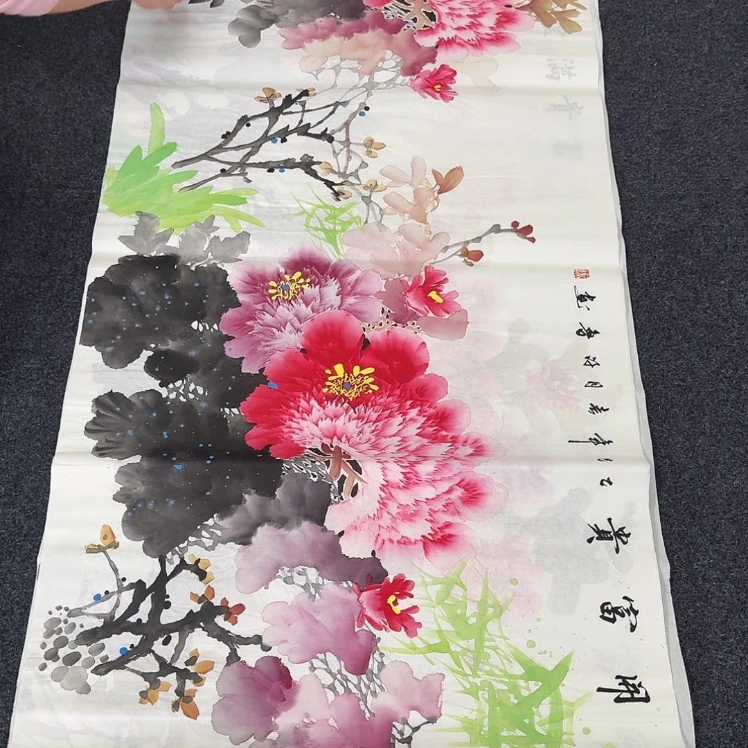 纯手绘国画作品好看