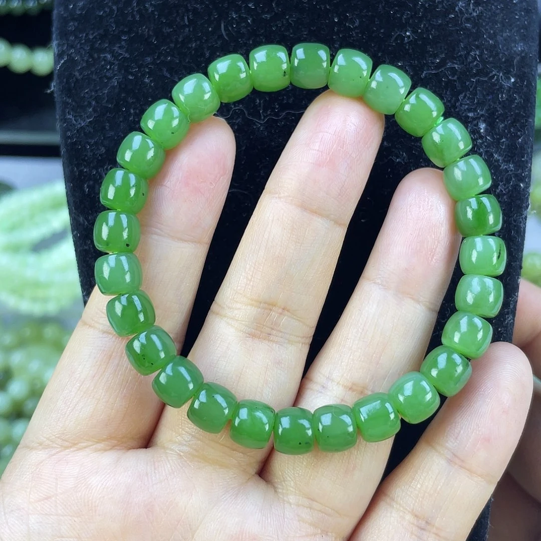 和田玉（碧玉）未镶嵌手链