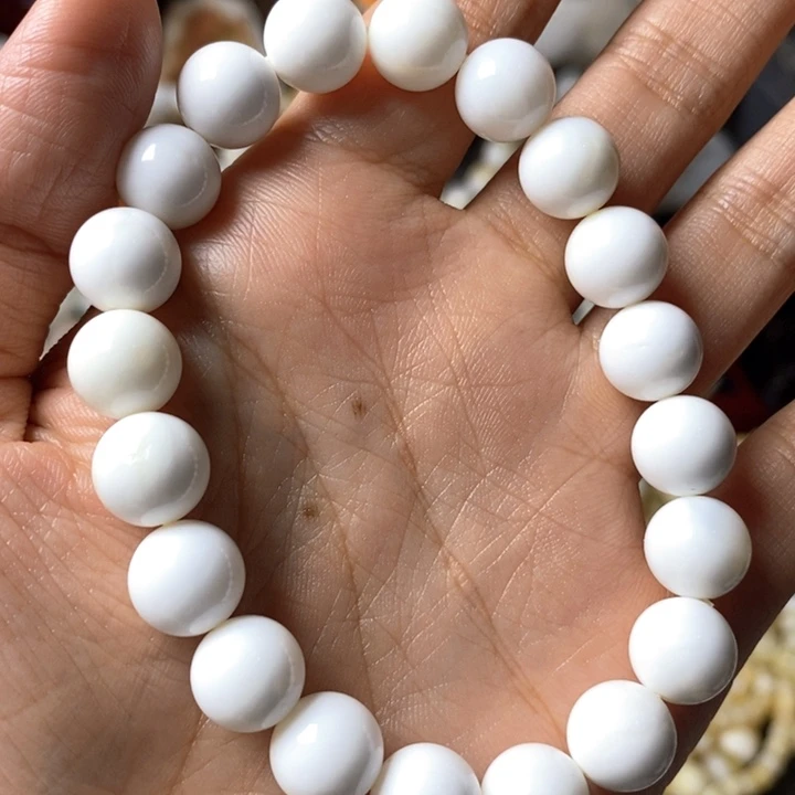 贝壳手串/手链直播间1.0白色单圈微瑕