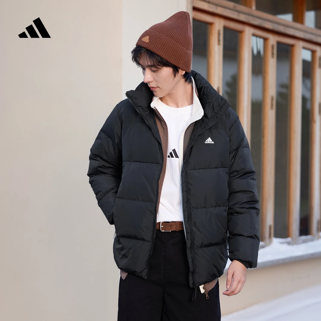 阿迪达斯 马年红品男女冬季新款户外鸭绒运动保暖羽绒服 IT8727