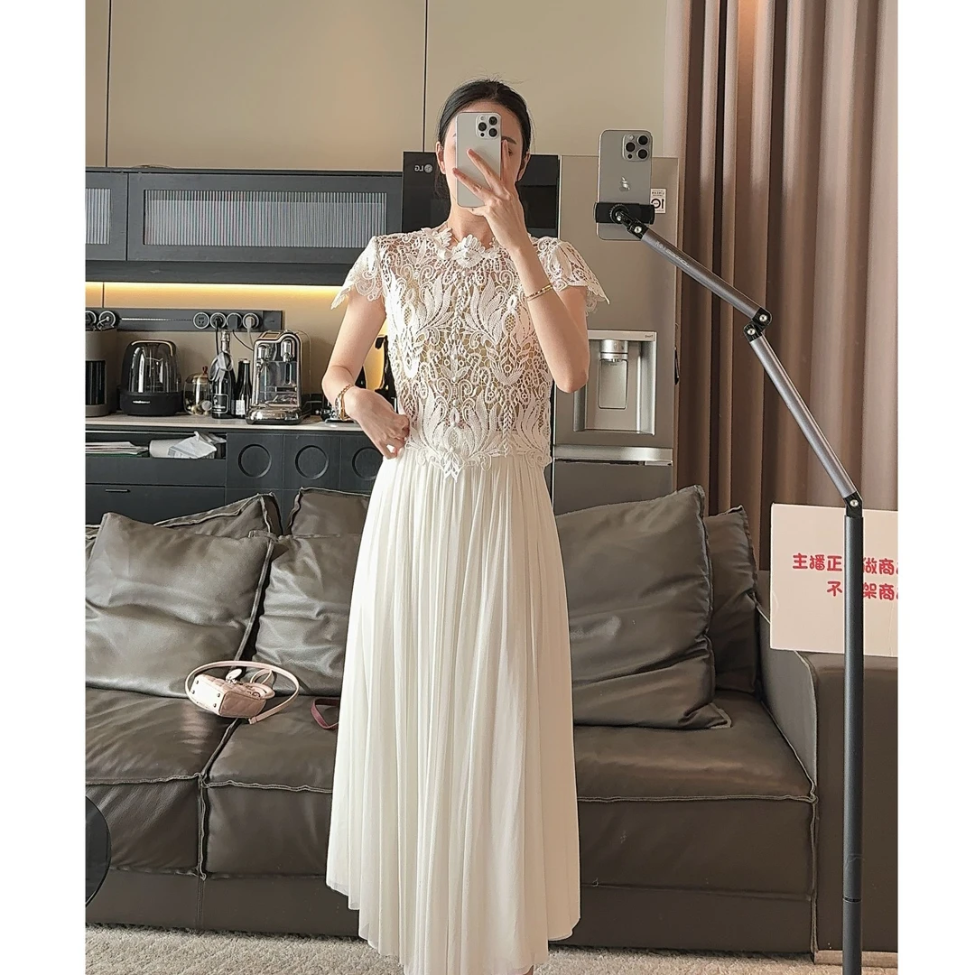 Zwinnie/詹维尼【定制蕾丝套装】轻奢气质时尚显瘦套装 GYS202433