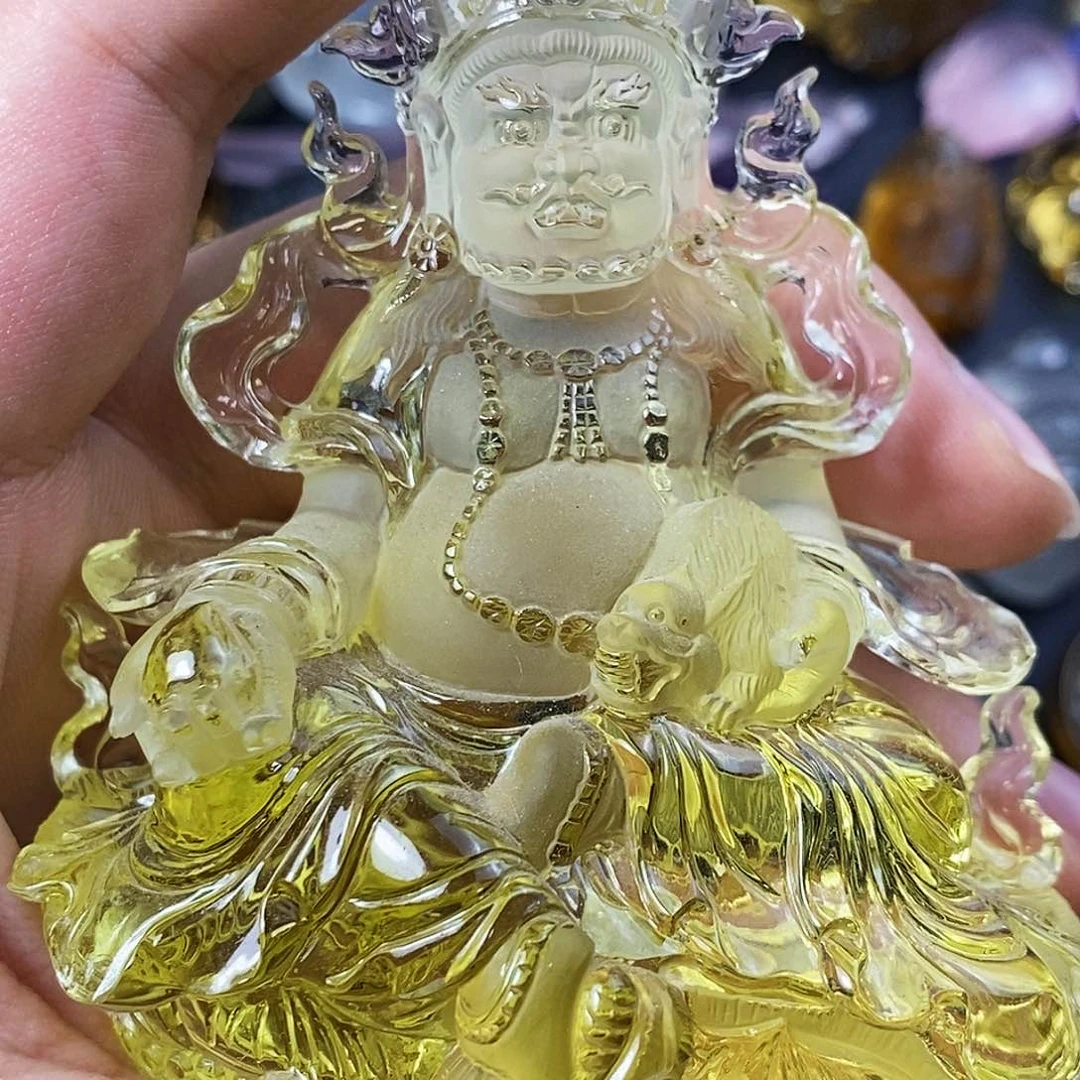 未镶嵌颈饰水晶夜*尘水晶摆件