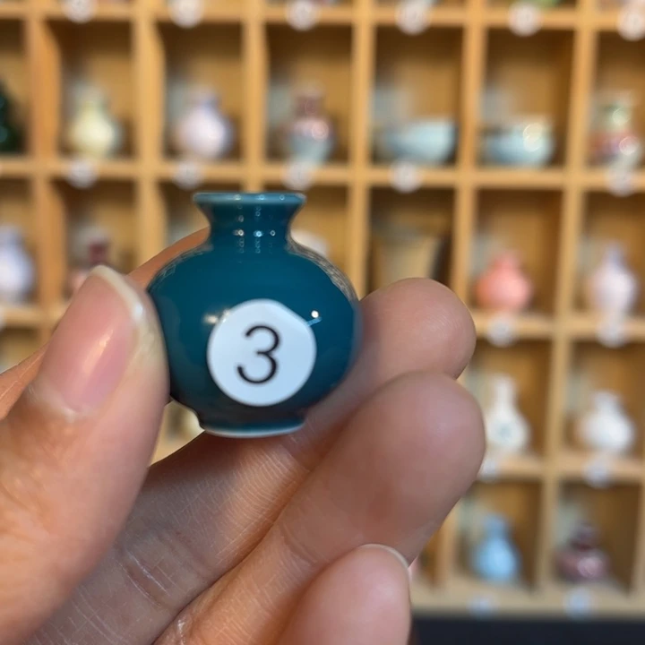 摆件榲**米微陶老王迷你花瓶