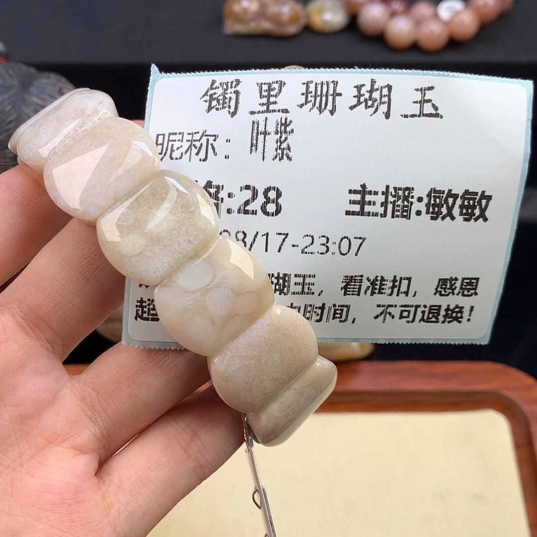 【闪购商品】硅化珊瑚（珊瑚玉）未镶嵌颈饰叶*
