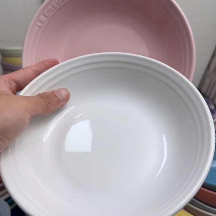 福利微瑕2个7英寸燕麦盘