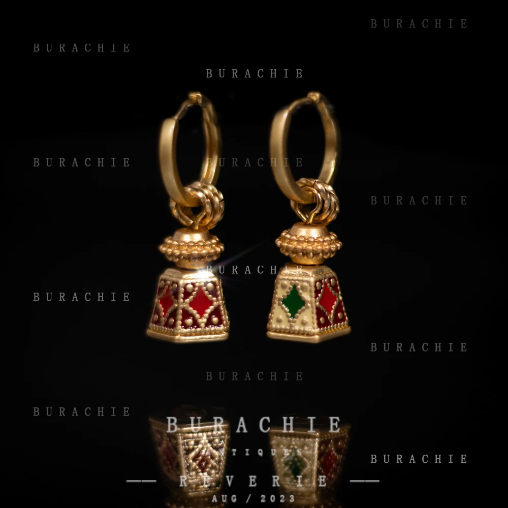 铜合金仿水晶耳饰 【5663】周年珍藏英｜经典原标克拉款Crown