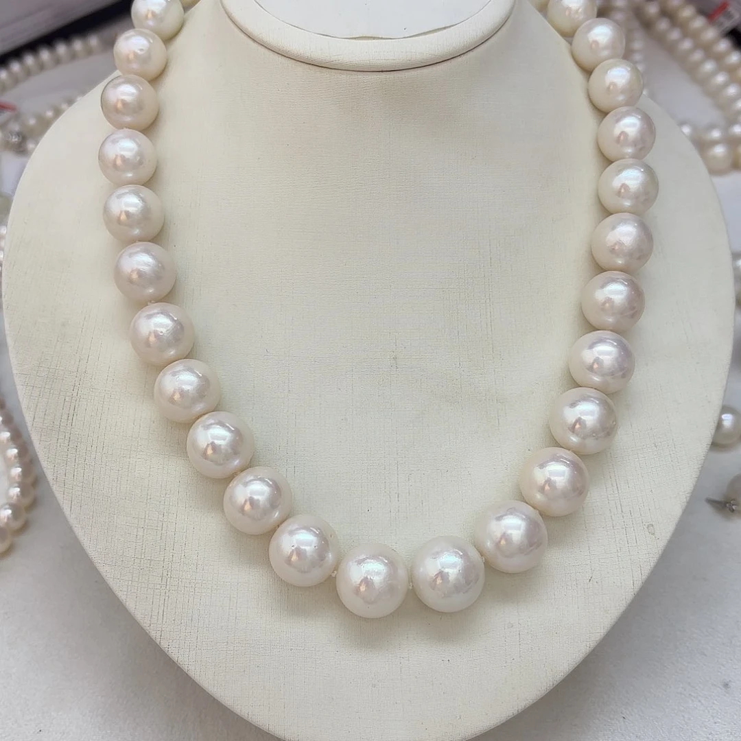 未镶嵌淡水珍珠颈饰12-16mm