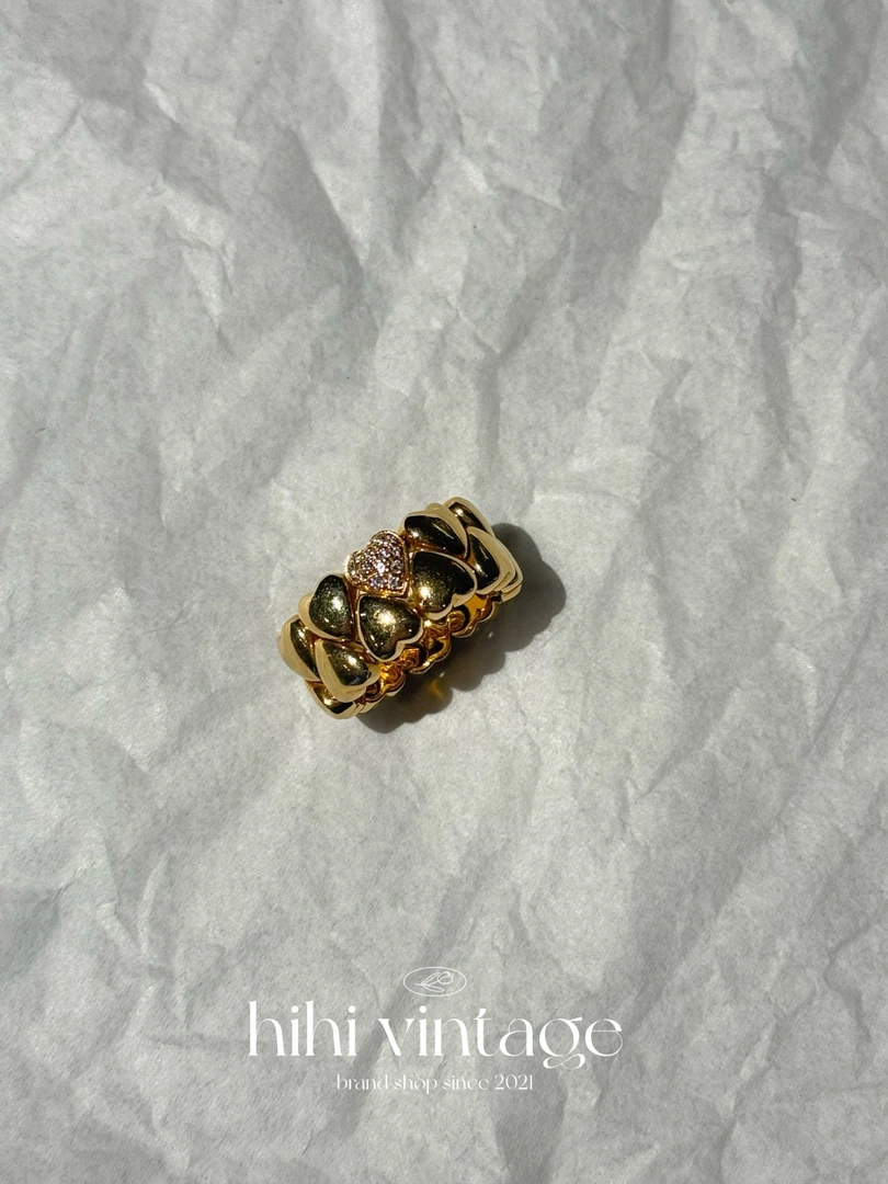 95新 Cartier/卡地亚 爱心镶钻戒指 一钻心/8758175