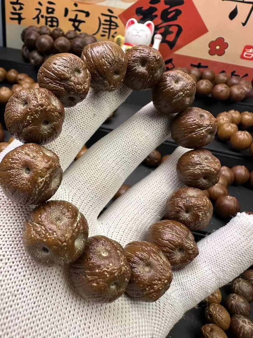 紫金鼠招财鼠原皮肌肉鼠手串巴西19尺寸精品