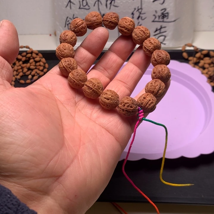 風***爼文玩核桃吊坠野生精品小核桃散籽