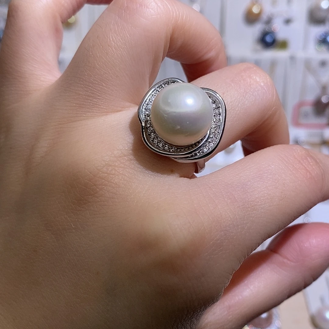 淡水珍珠戒指未镶嵌w13.3