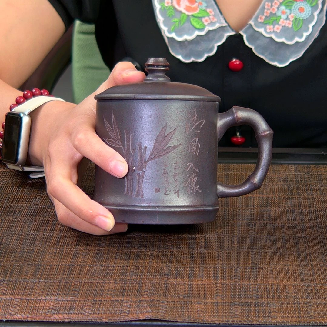 茶杯紫砂高货放漏