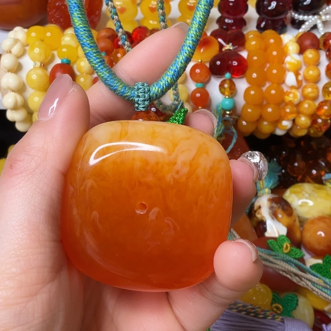 素***雪非金属方糖吊坠同色系顶珠