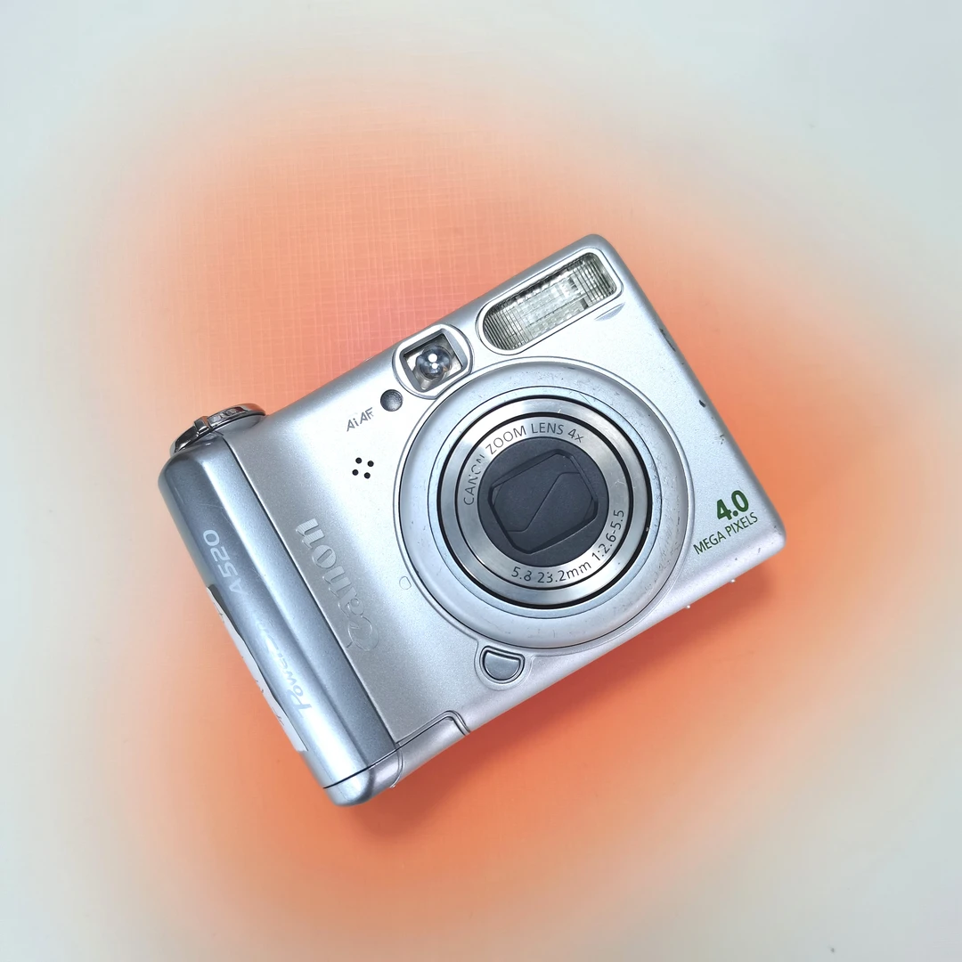 9新 Canon/佳能 a520  冷白复古 电池盖小缝隙 不退换