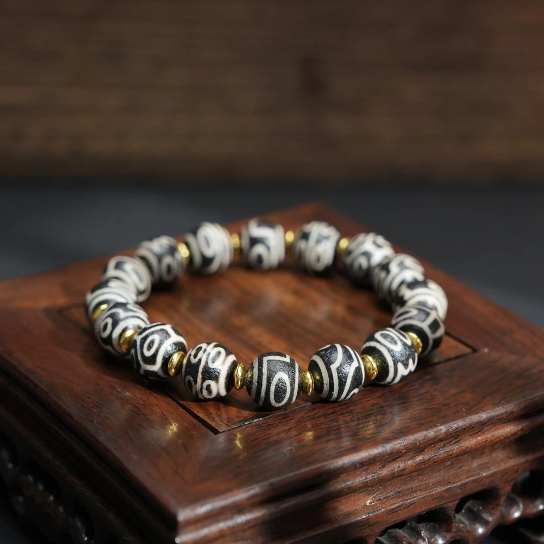 老徐的珠宝店|黑白一至八多宝圆珠手串