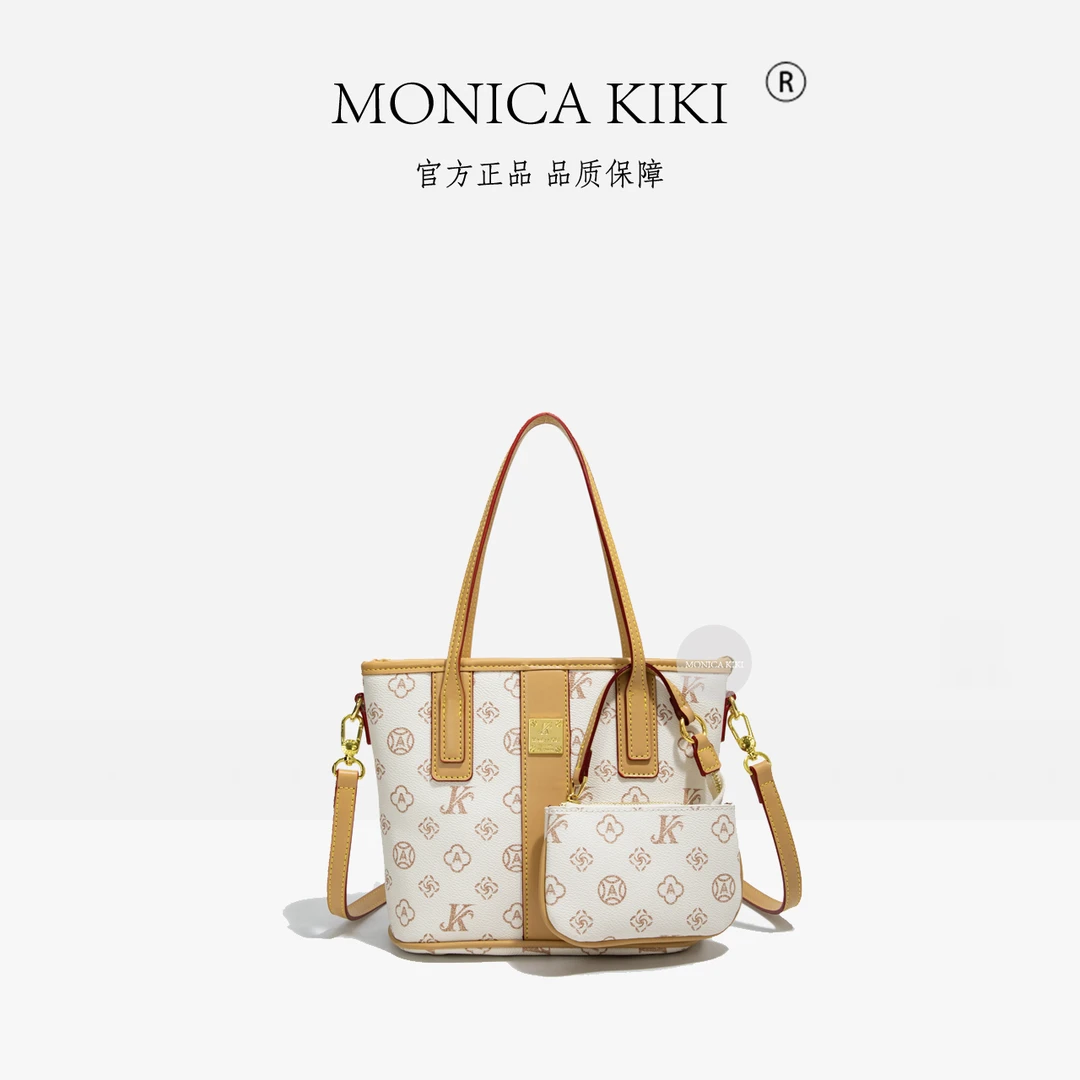 高级感轻奢复古印花包包女2025新款大容量托特包手提单肩斜挎包女