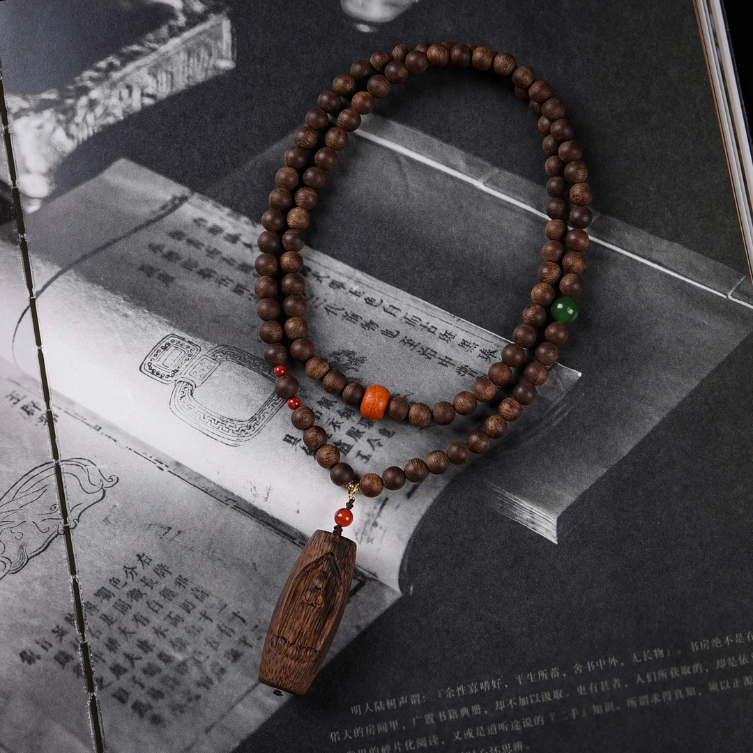 沉香香港昆仑梅格心髓料0.6多圈+无相佛设计款