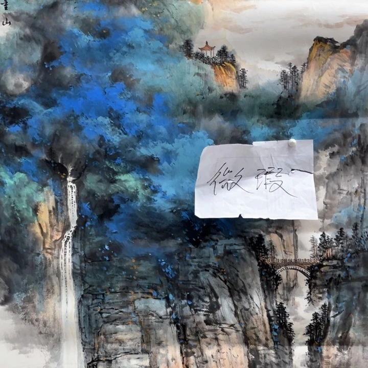 国画晨**升花鸟的翅膀和翅膀都是白色的180.97