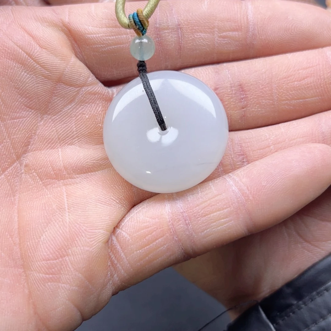 和田玉颈饰未镶嵌多样性拍一发一31平安扣