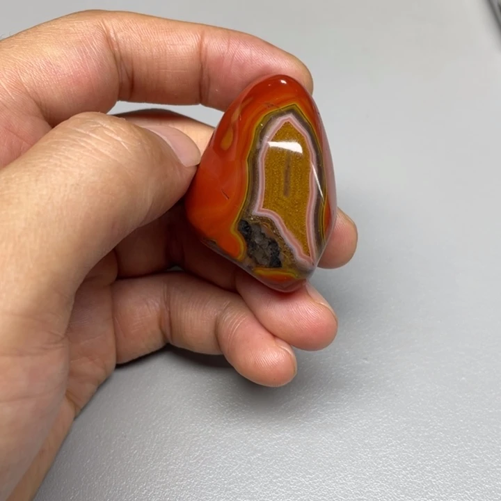 玛瑙/玉髓吊坠(不含链)未镶嵌带***海