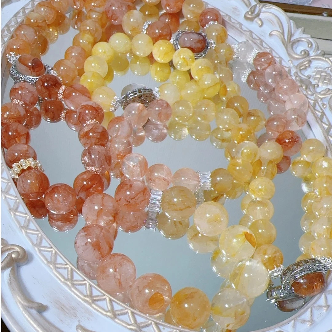 甜七diy设计款水晶手串 多样性发货发其一