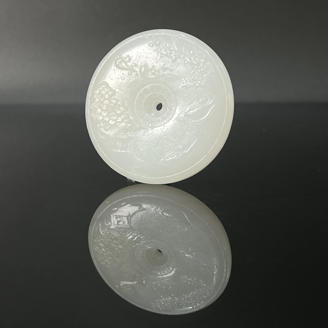 1028GC165和田玉挂件