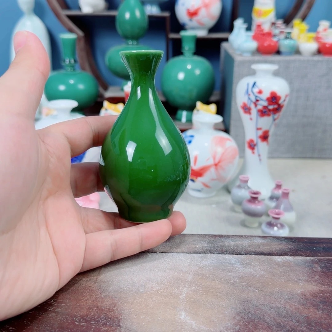 陶瓷手工小花器摆件