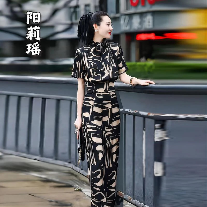 高级感气质洋气时尚套装女2025年夏季新款高端奢华大牌轻奢两件套