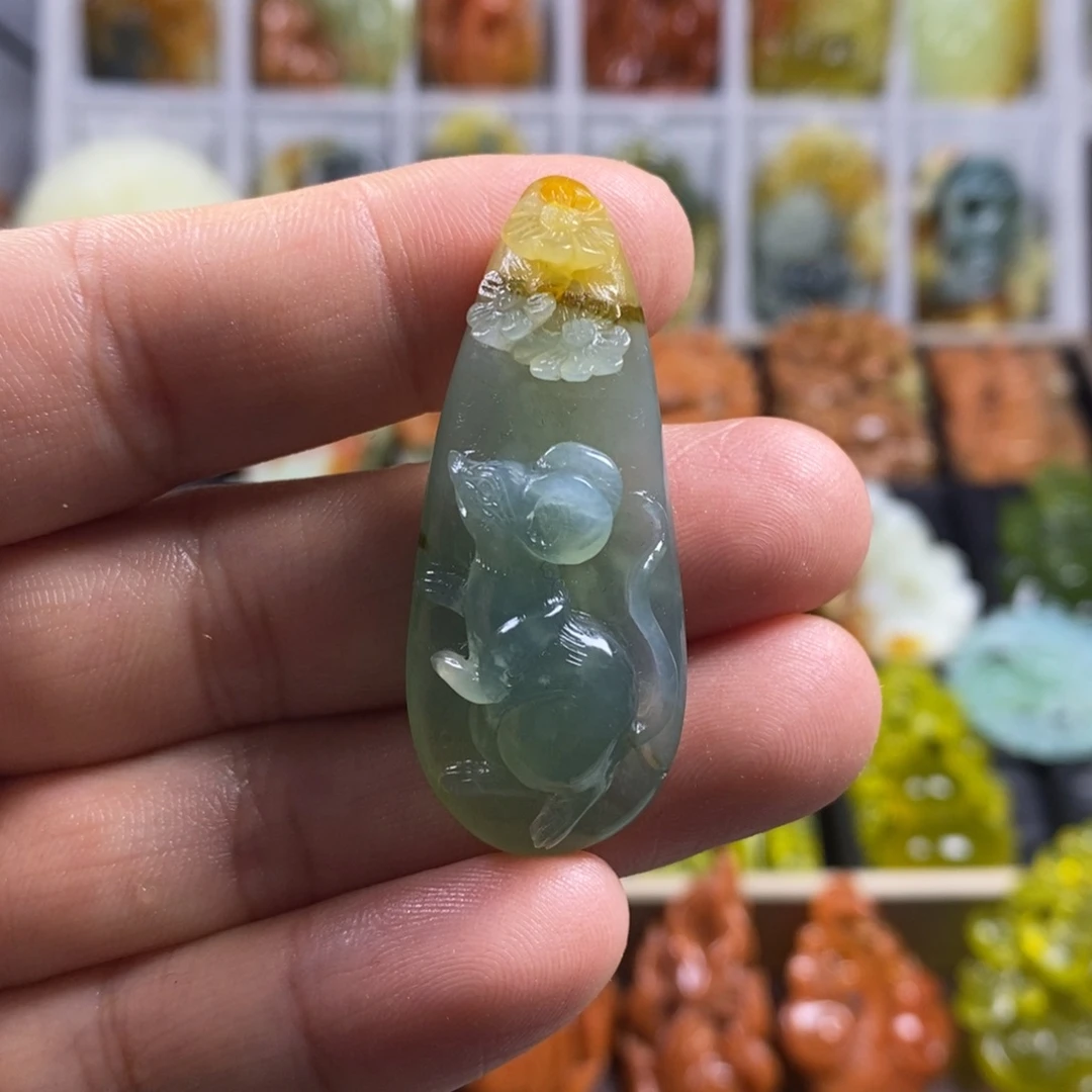 合金蛇纹石玉颈饰