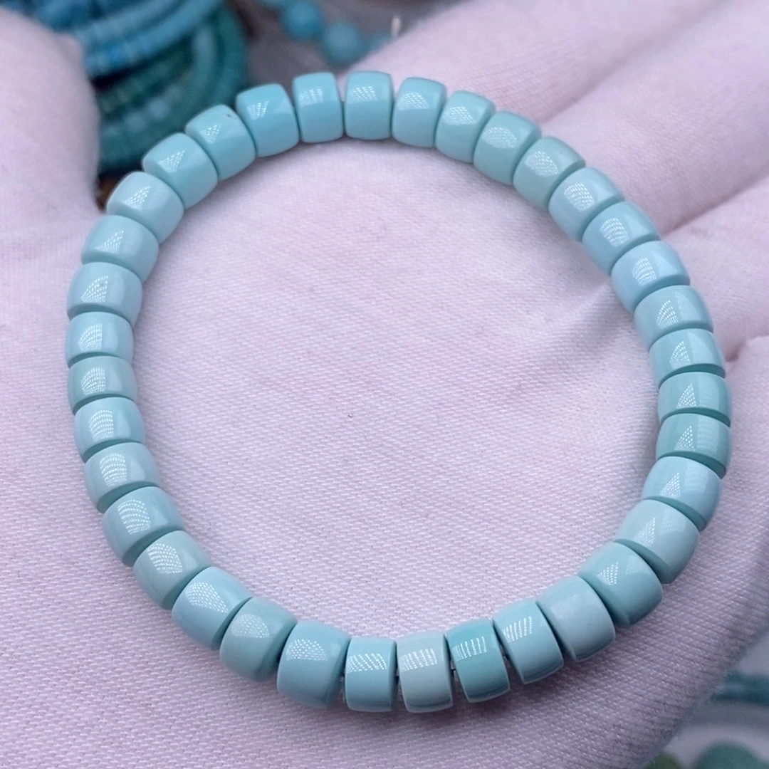 绿松石未镶嵌珠宝奇石6.8mm
