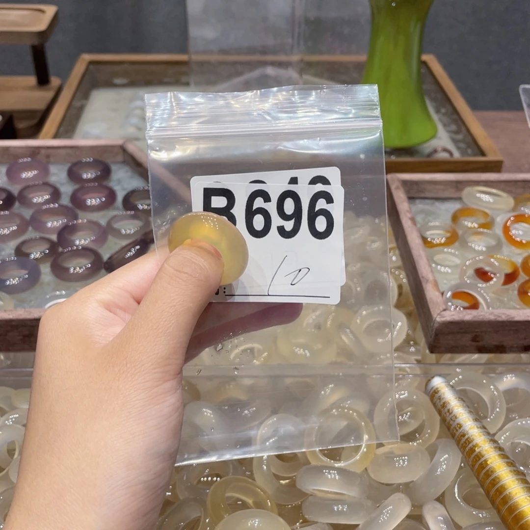 玛瑙/玉髓未镶嵌戒指696