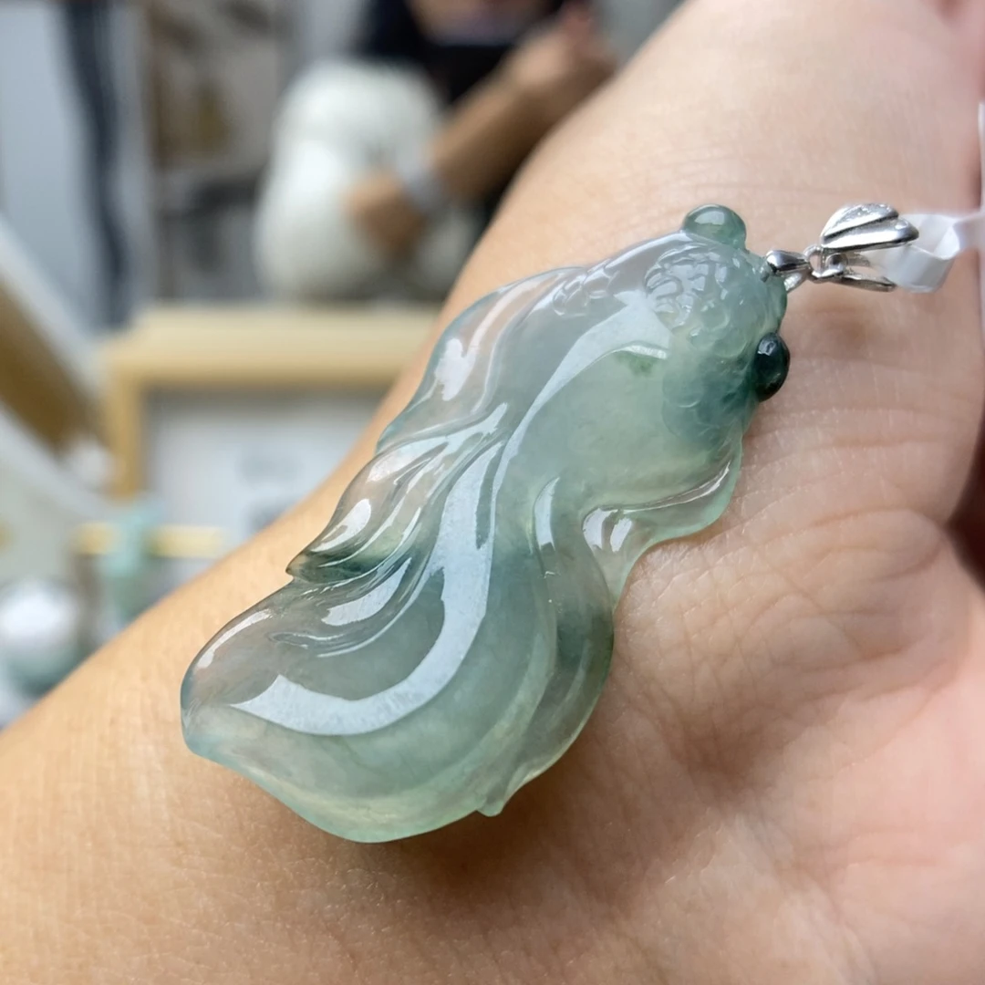 【闪购商品】颈饰银S925镶嵌翡翠41