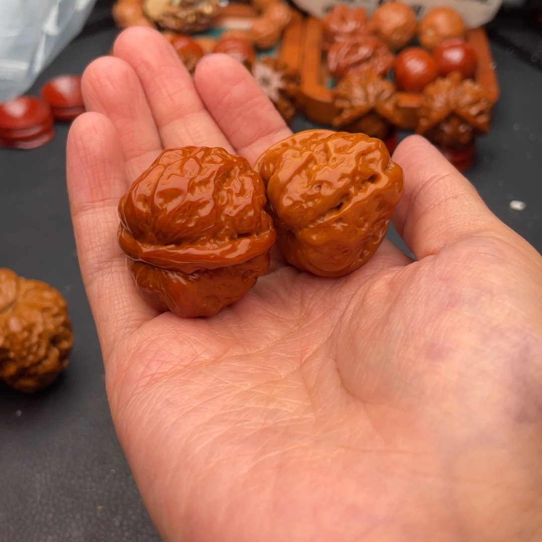 J***！把件文玩核桃蛤蟆头