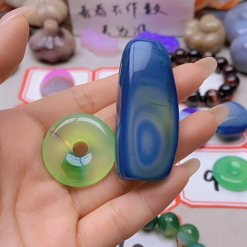 【闪购商品】未镶嵌玛瑙/玉髓珠宝半成品6***3