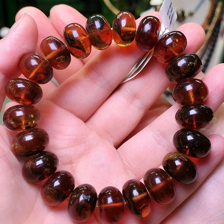 琥珀未镶嵌裸石抚顺琥珀15-