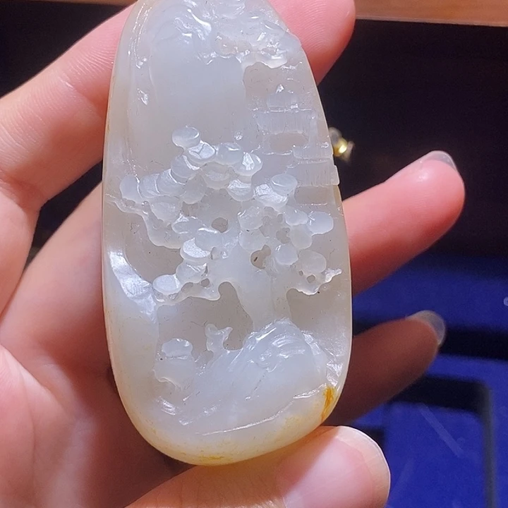 未镶嵌和田玉挂件星**迹