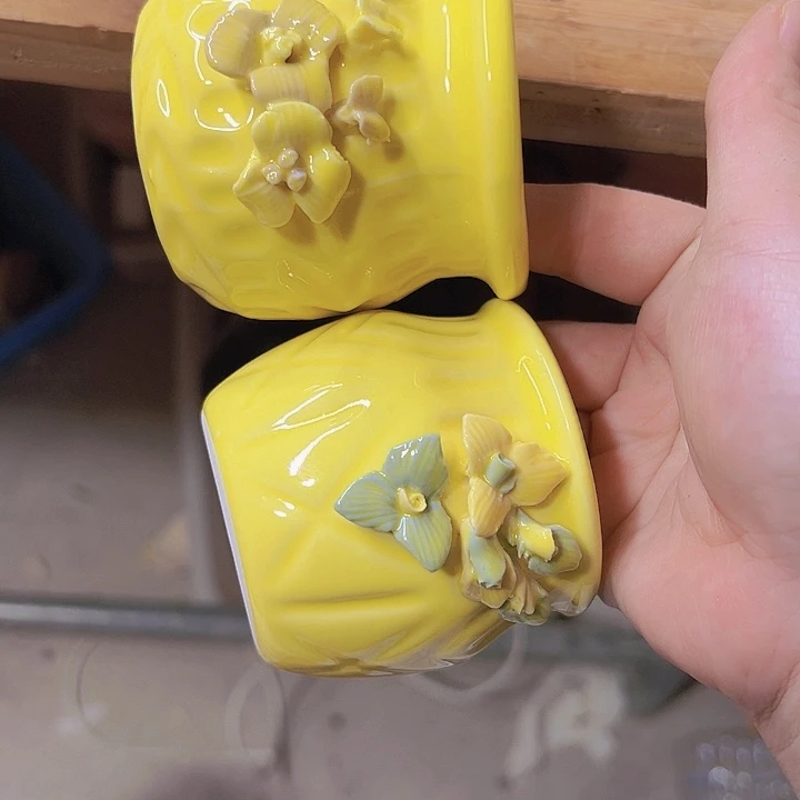 陶瓷花盆当场满12包邮