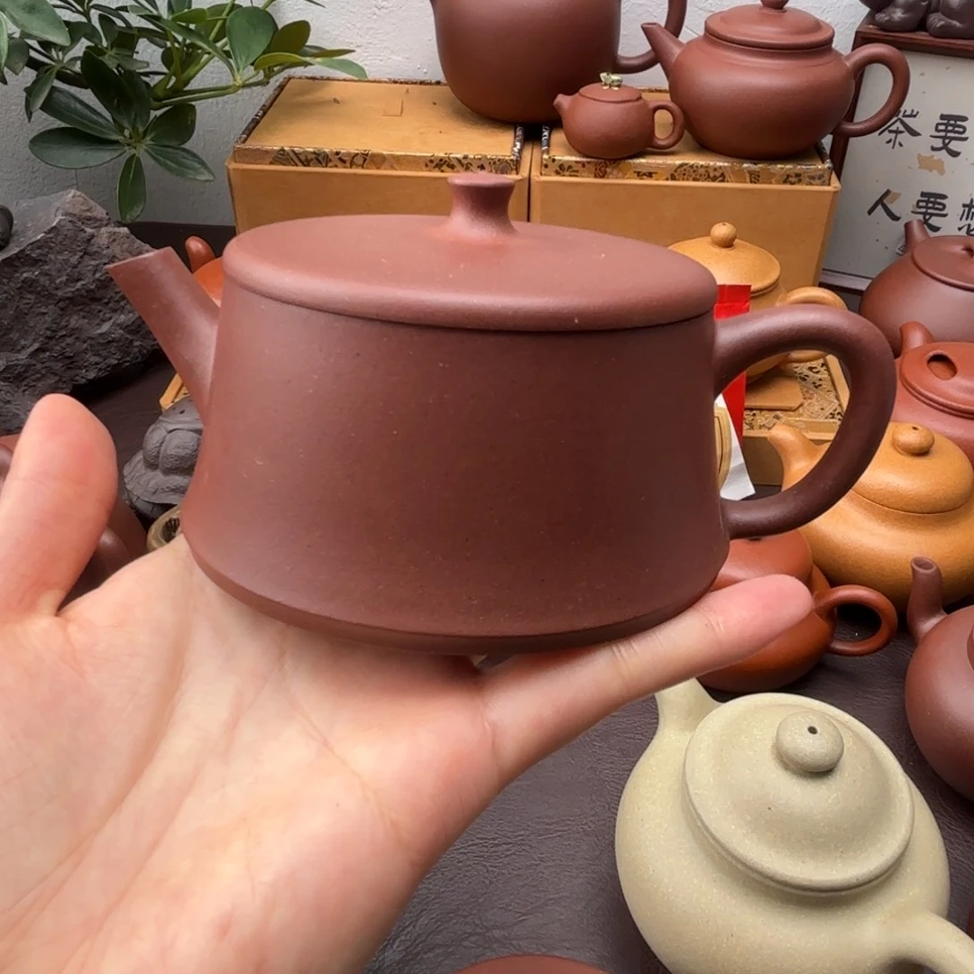 茶壶紫砂特练紫泥  云云住  200微瑕
